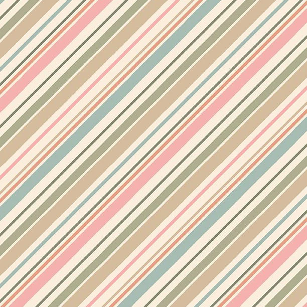 Blessed by Nature Collection Diagonal Strip Cotton Fabric 17815 - Image 2