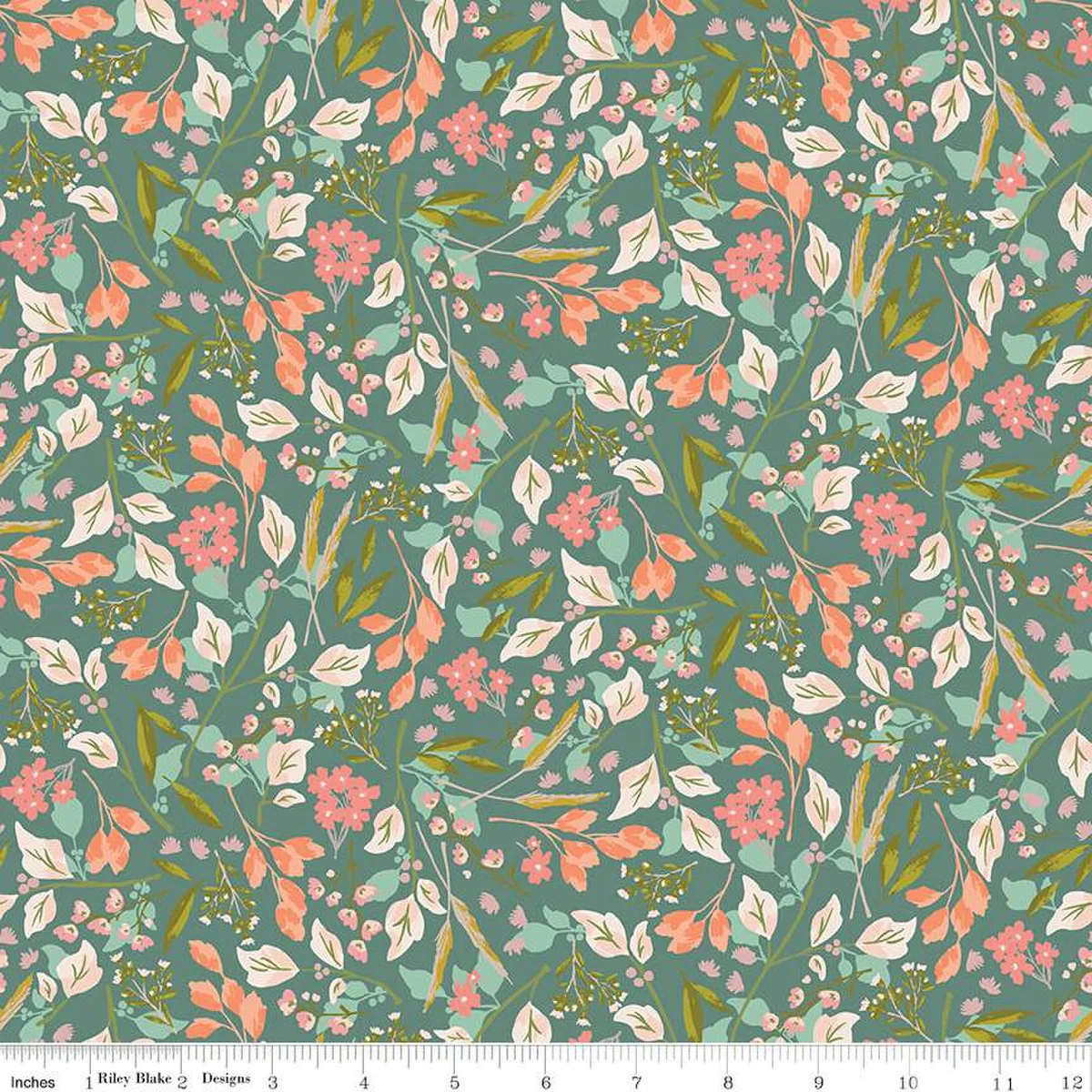 Blossom Lane Collection Floral Branches Cotton Fabric C14001 - Image 3