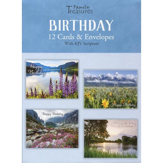 Boxed Birthday Cards Mountain Joy FT22499