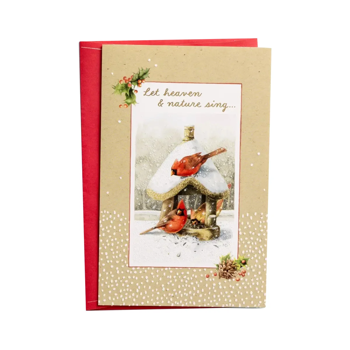 Boxed Christmas Cards Let Heaven and Nature Sing U1009 - Image 2