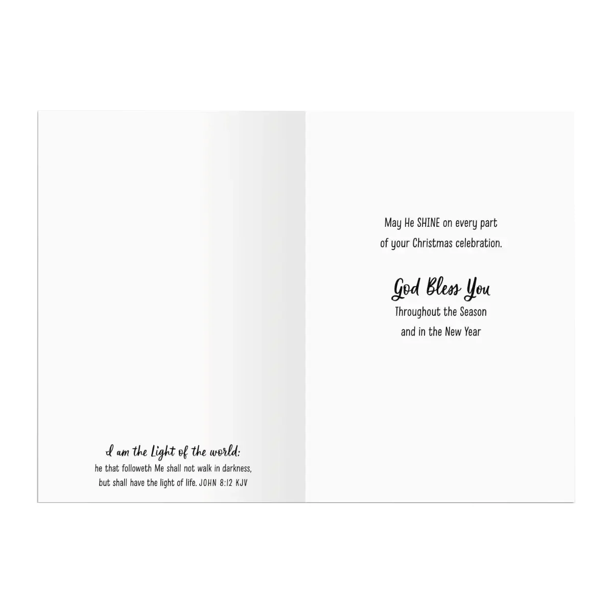 Boxed Christmas Cards Light of the World U1000 - Image 3