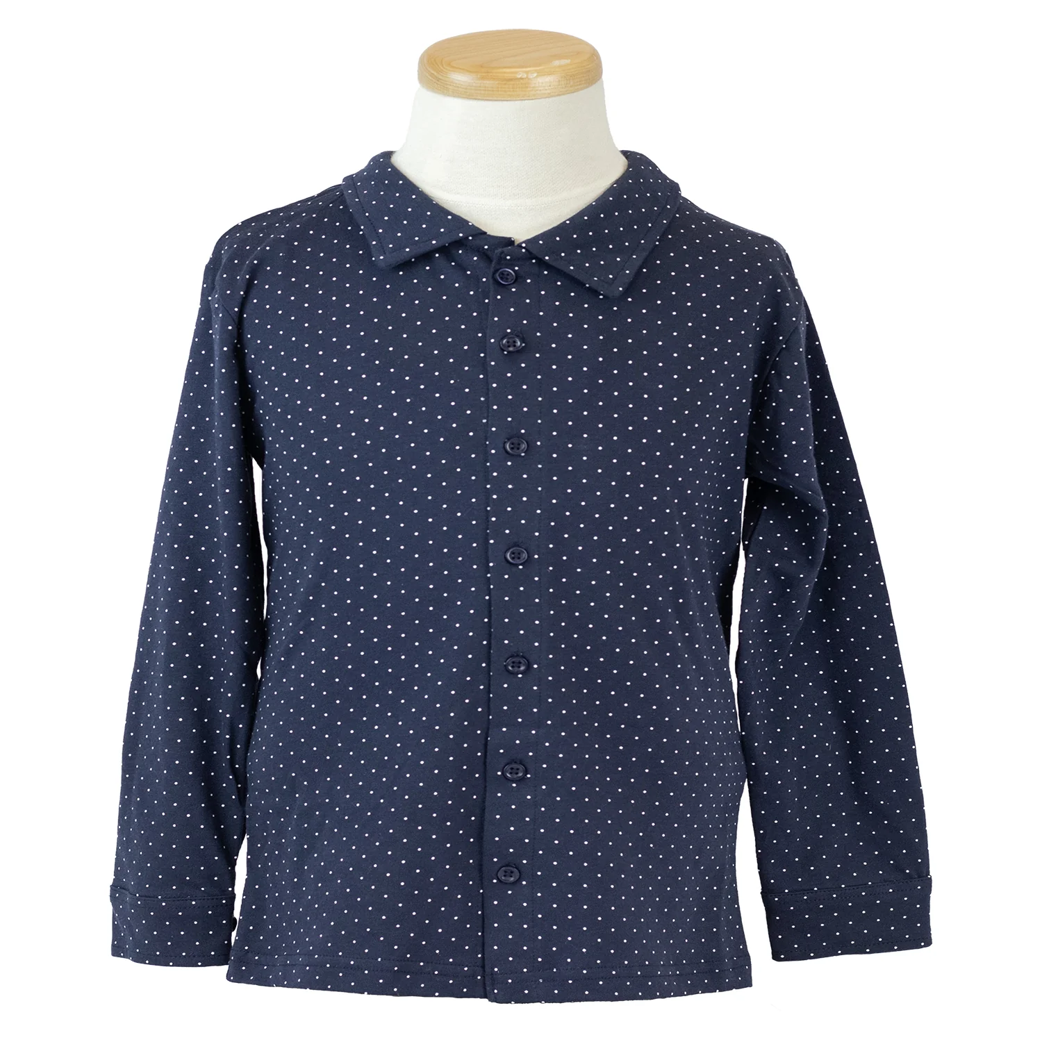 Boys' Button-Up Cotton Knit Shirt WC5407
