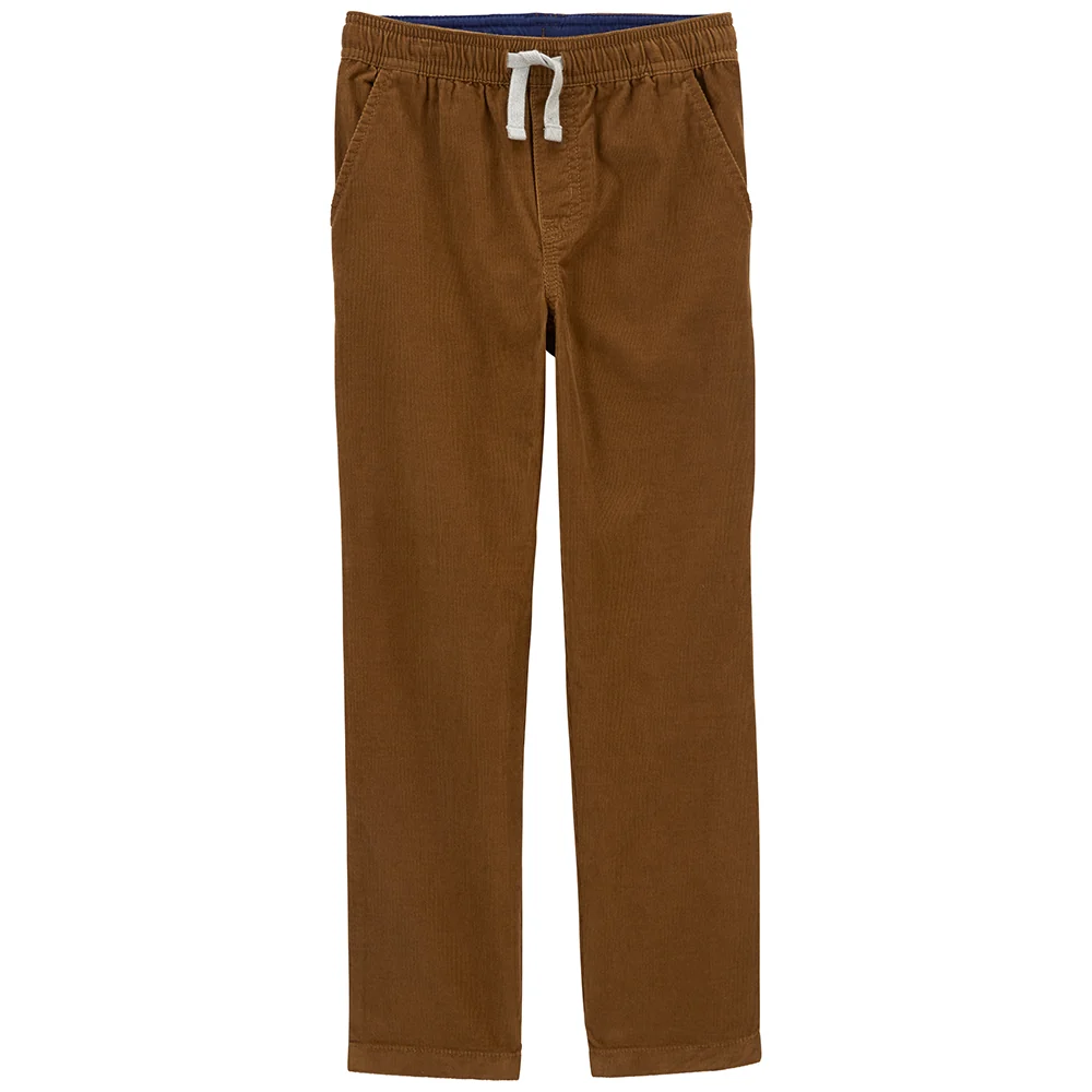 Boys' Khaki Corduroy Pants - Image 3