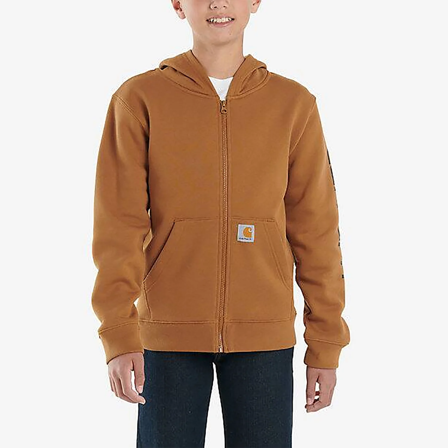 Boy's Long-Sleeve Full Zip Logo Sweatshirt CP8564-K01-CA1 - Image 3