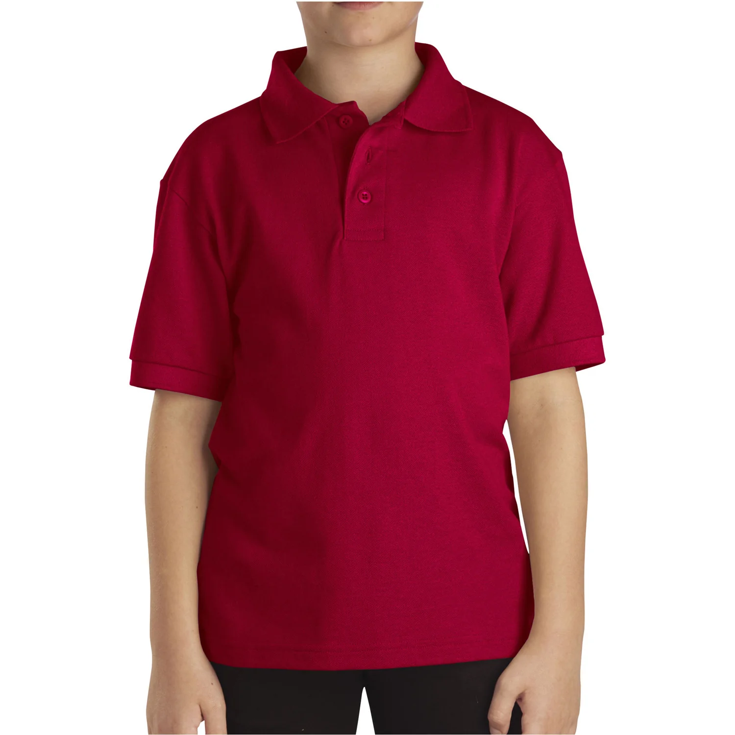 Boys Short Sleeve Pique Polo Shirt KS4552 - Image 3