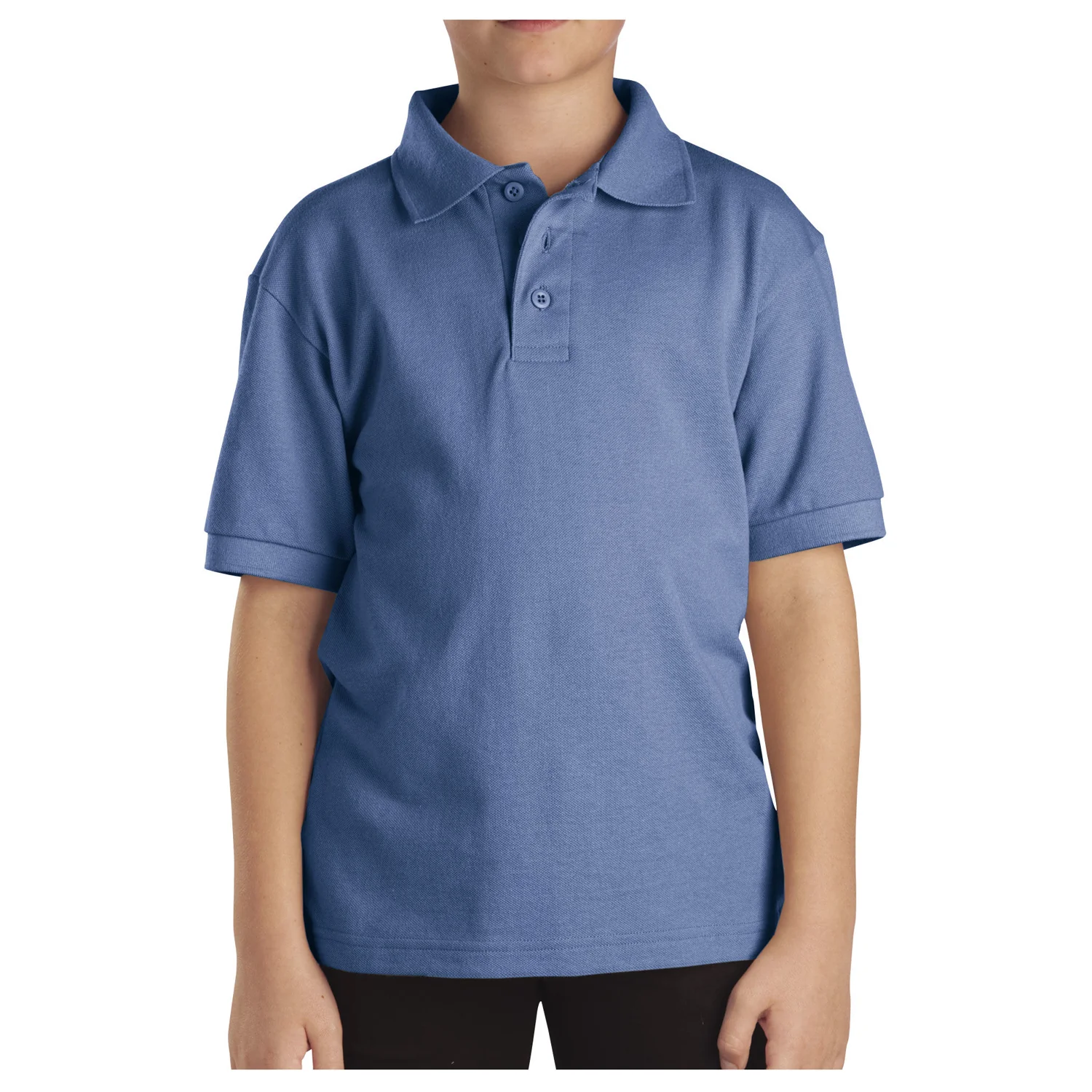 Boys Short Sleeve Pique Polo Shirt KS4552 - Image 4
