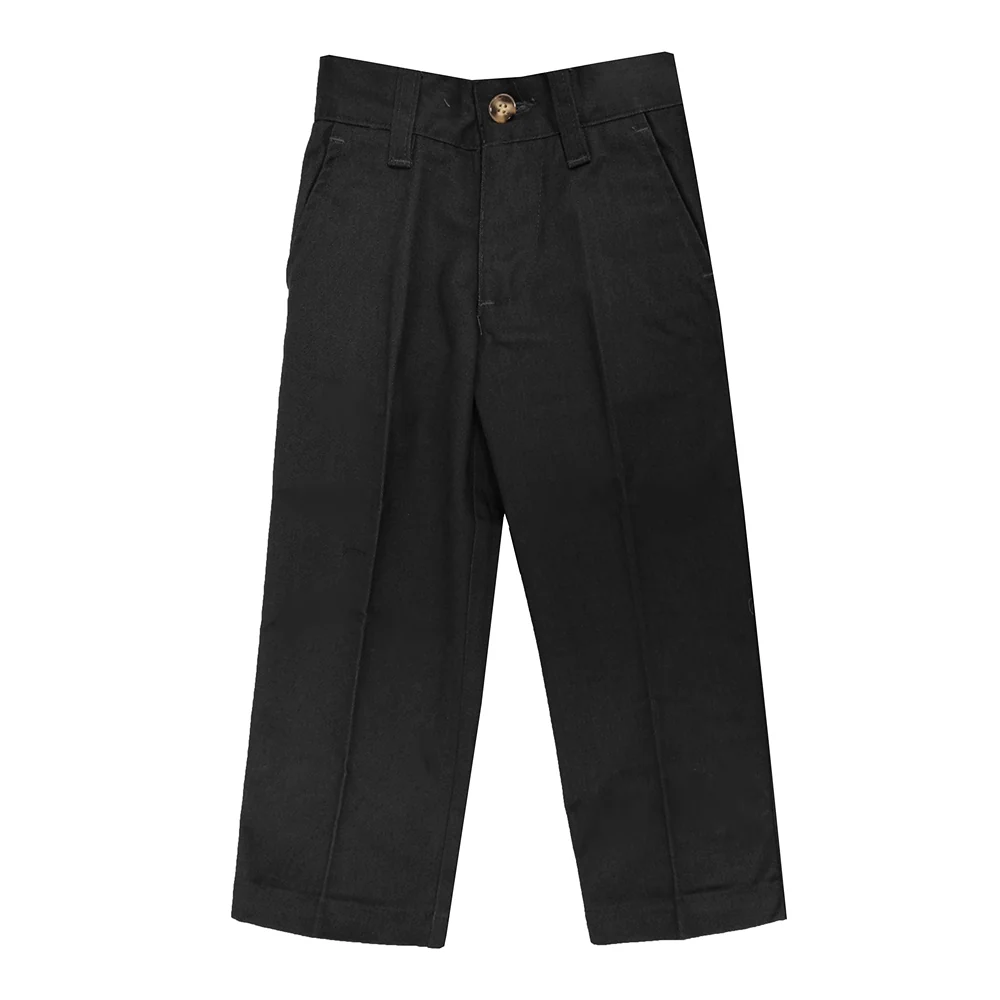 Boys' Slim Fit Cotton Blend Dress Pants 2028 - Image 2