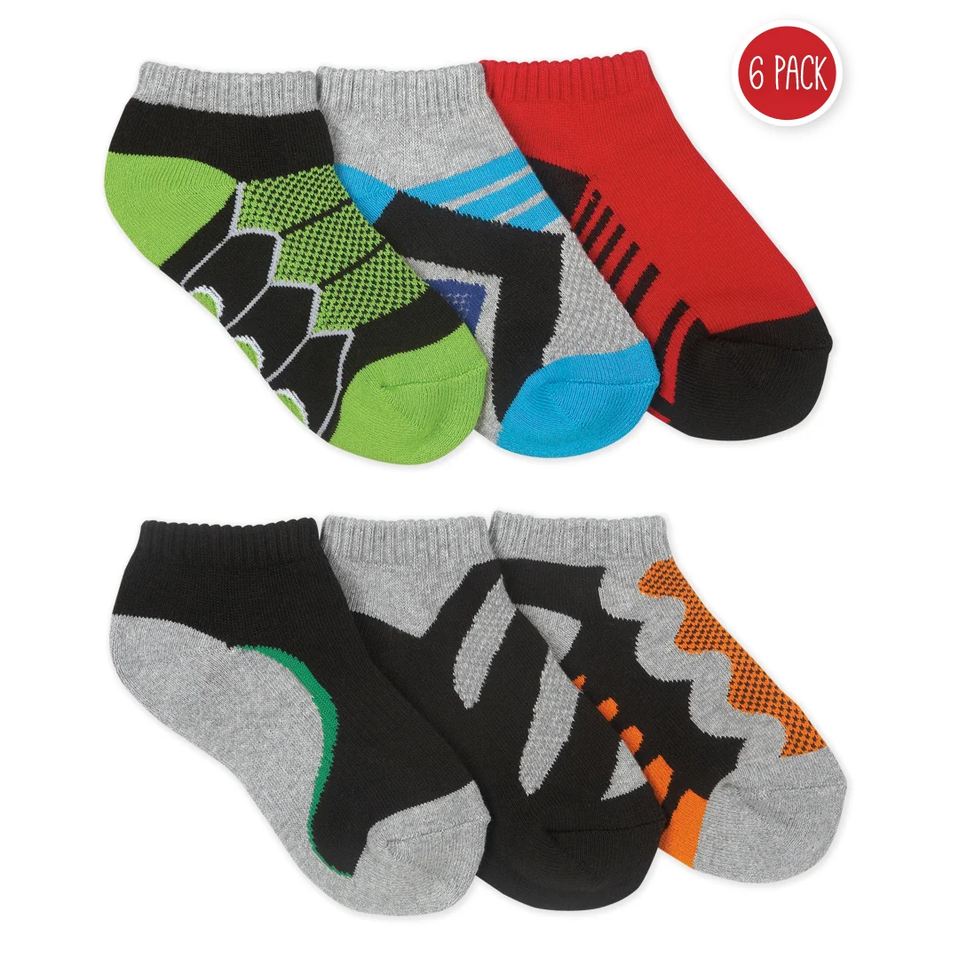 Boys Tech Sport Low Cut Socks 6-pair pack 1165