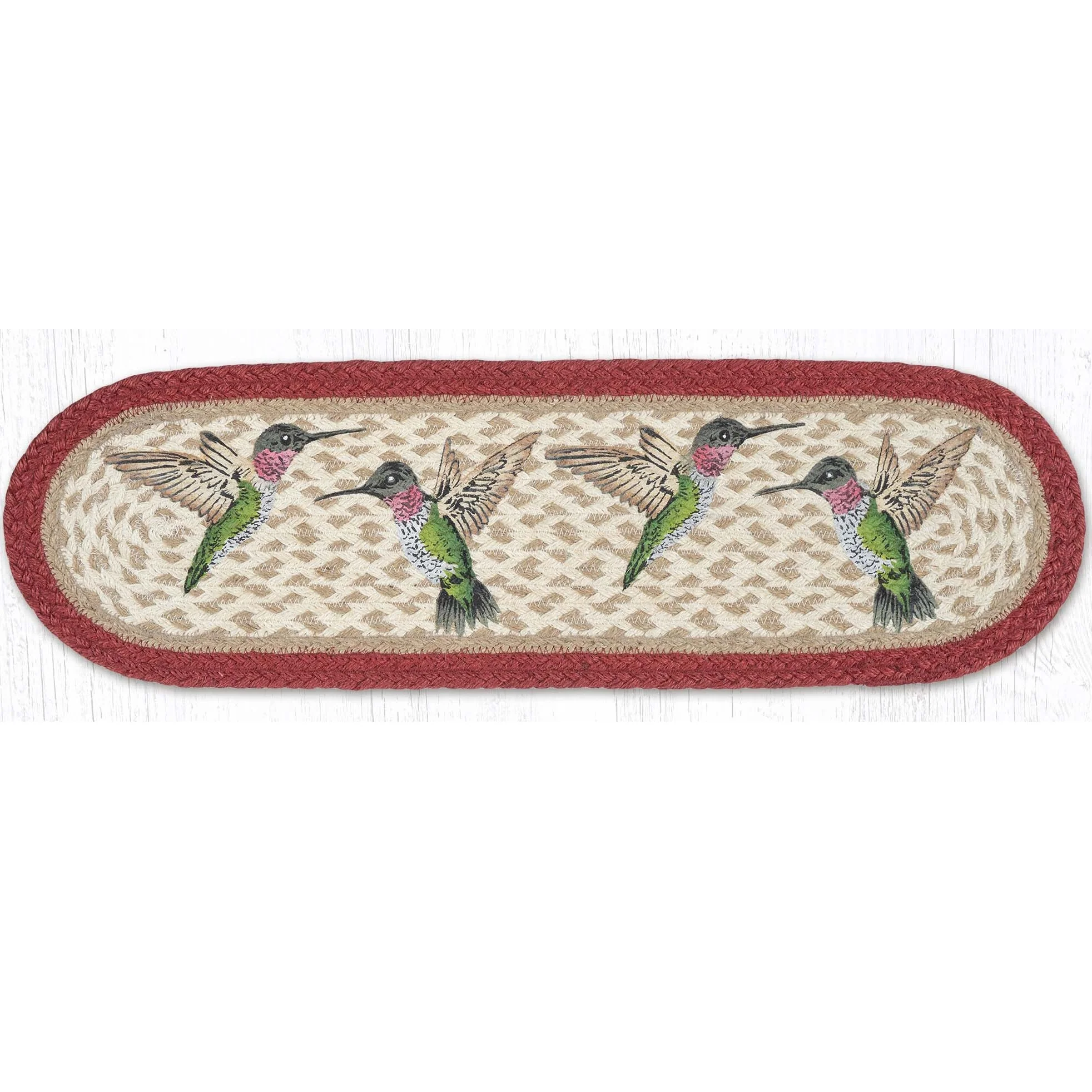 Braided Hummingbird Stair Tread ST-OP-504 Hummingbird
