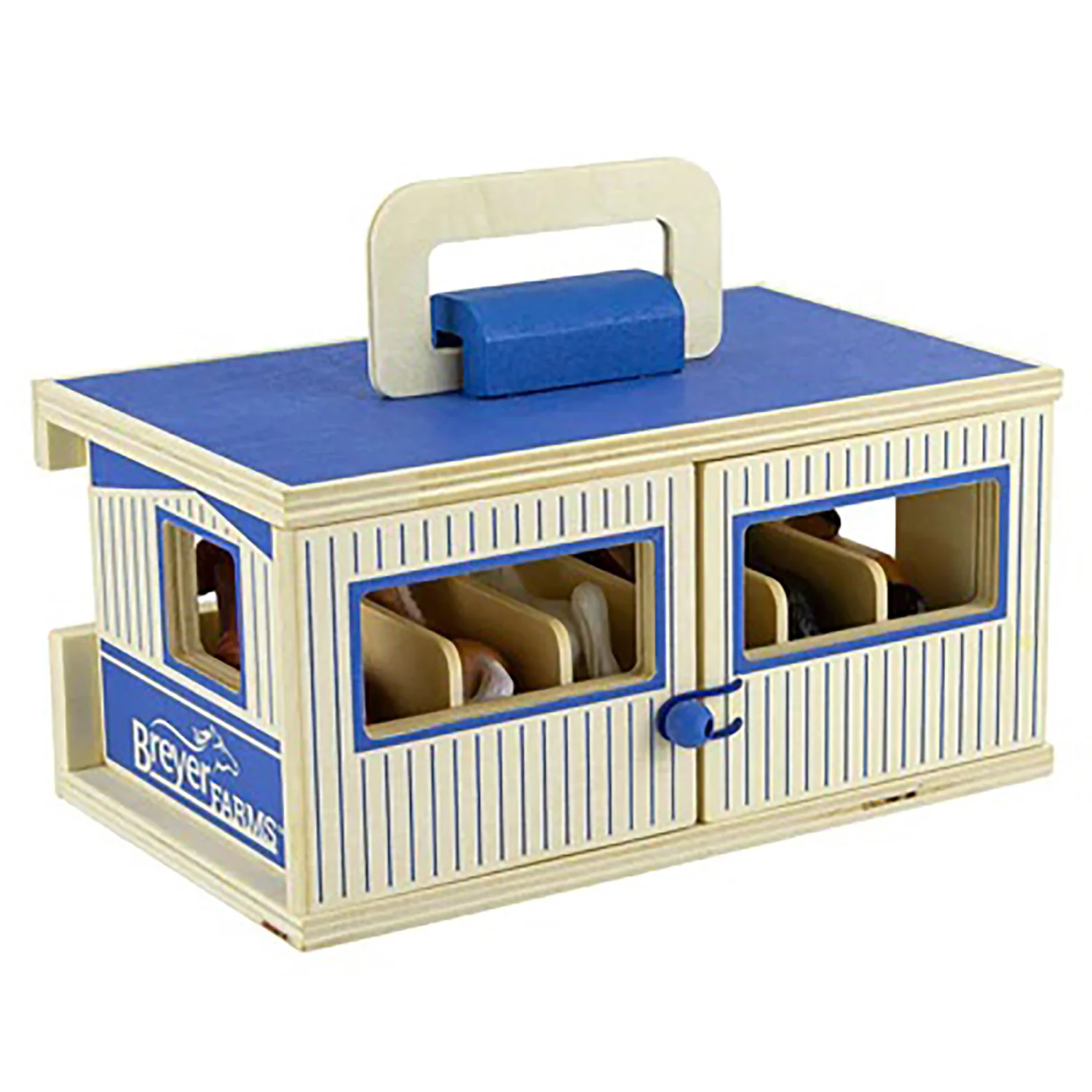 Breyer Farms Wood Carry Stable 59217 - Image 4