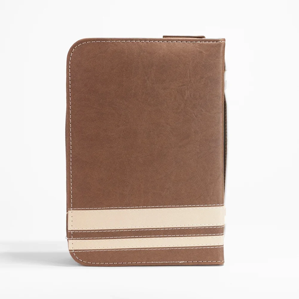 Brown & Cream With God All Things Are Possible Bible Cover 28367 - Image 3