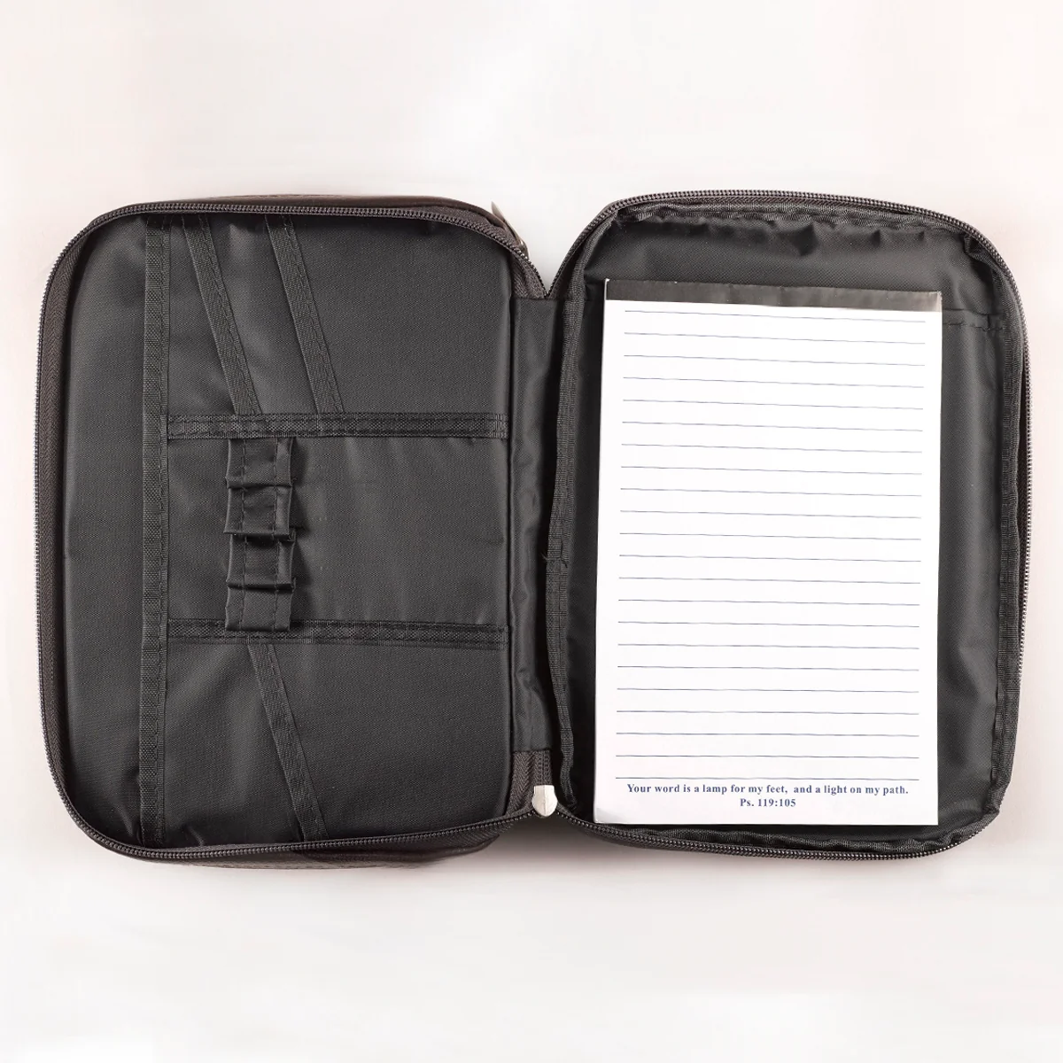 Brown Faux Leather Organizer Bible Cover BBM457 - Image 3