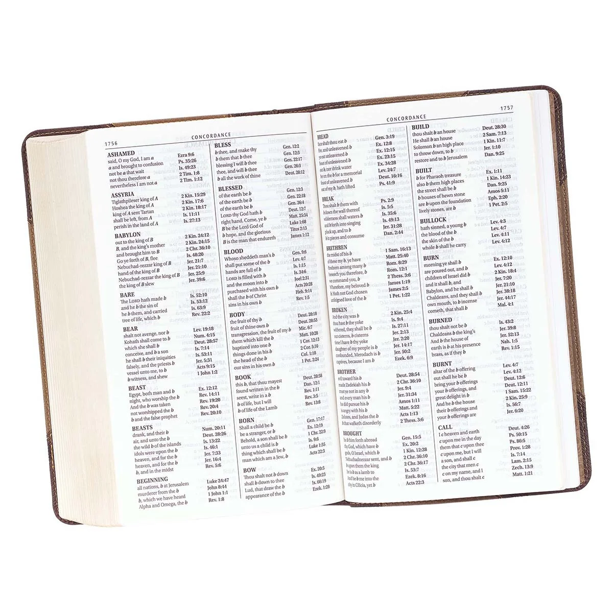 Brown Two-Tone Giant Print Bible KJV038 - Image 6