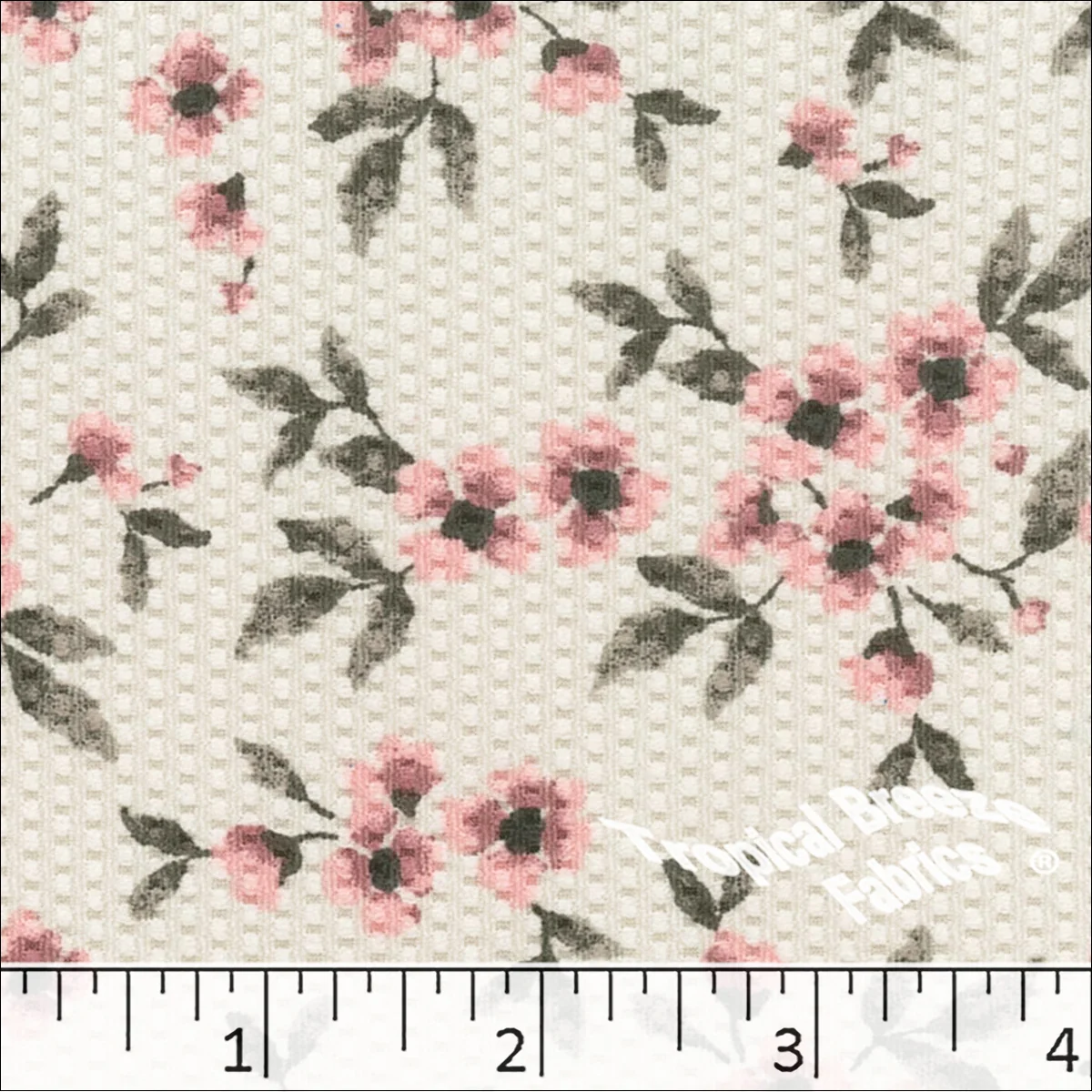 Bubble Knit Floral Print Dress Fabric 578520 - Image 3
