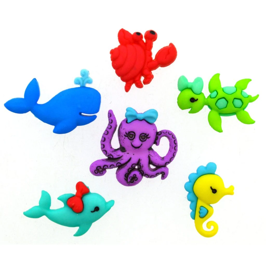 Buttons Oceans Alive 10264