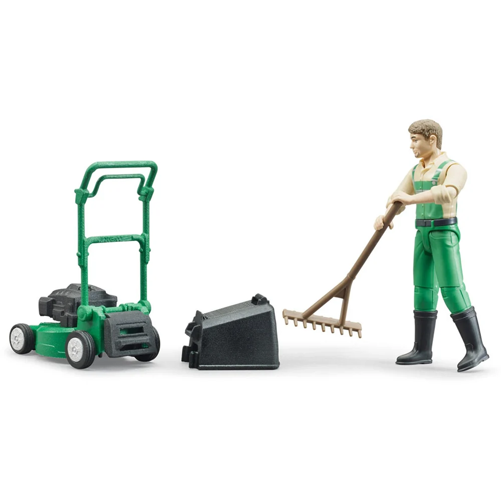 Bworld Gardener with Lawnmower and Equipment 62103 - Image 2