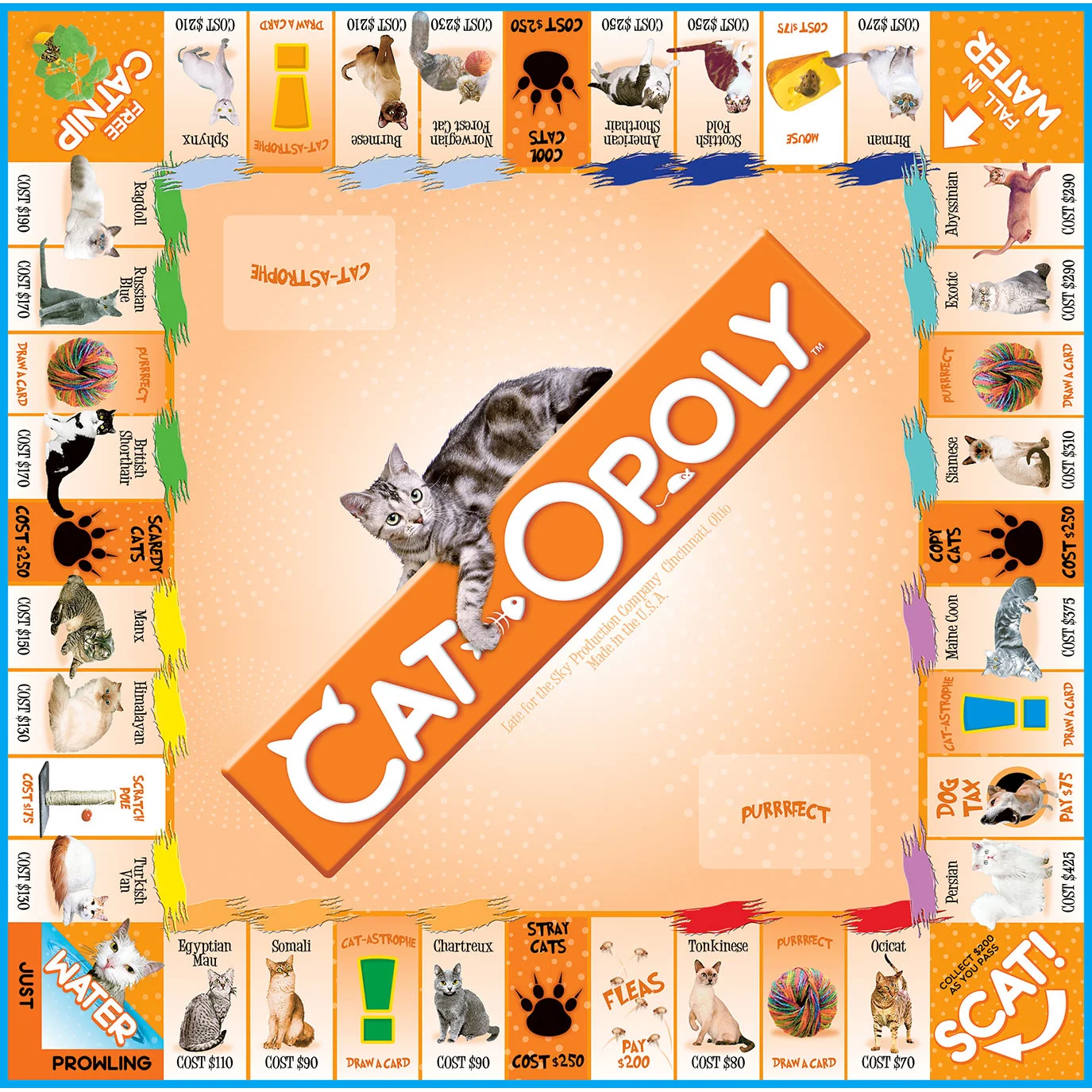 Cat-Opoly Board Game CAT - Image 3