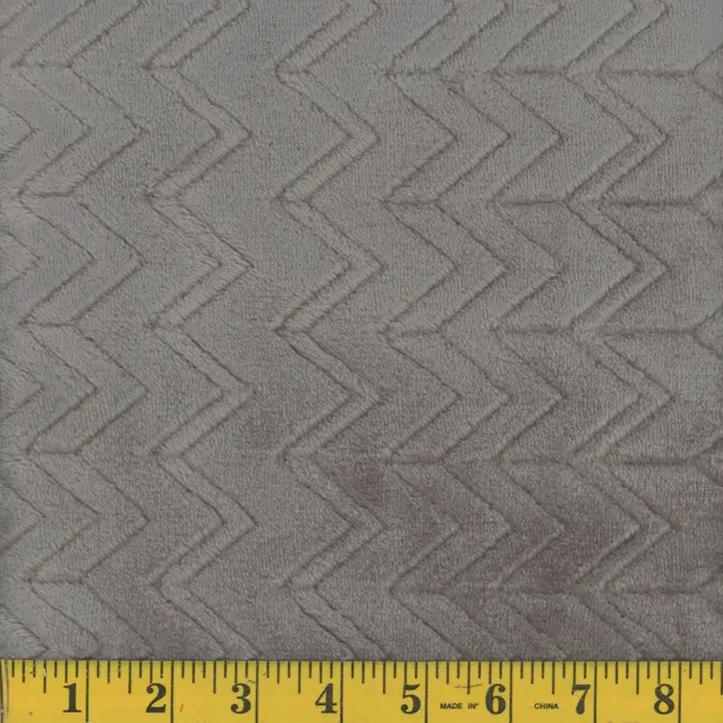 Chevron Jacquard Fleece Flannel Fabric 135 - Image 3