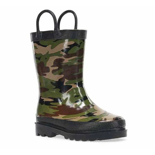 Children's Camo Rain Boots 585 - Image 3