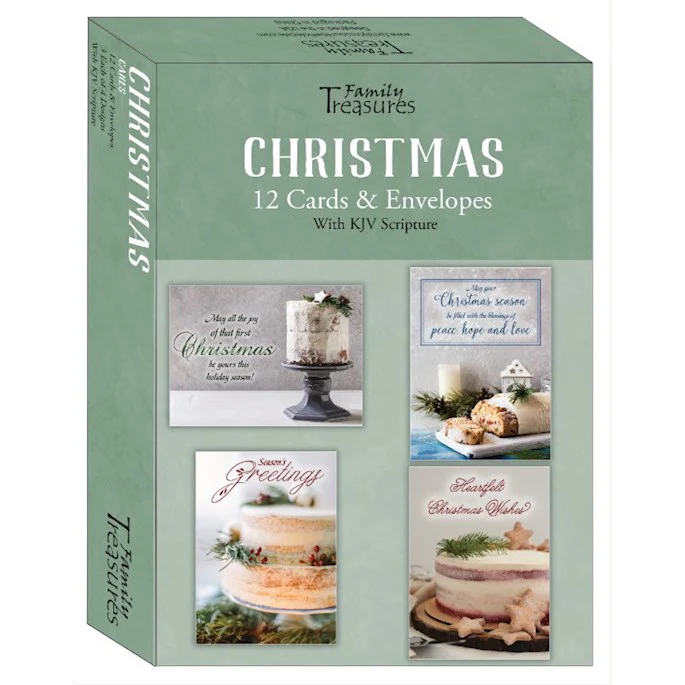 Christmas Cakes Boxed Cards FT22574