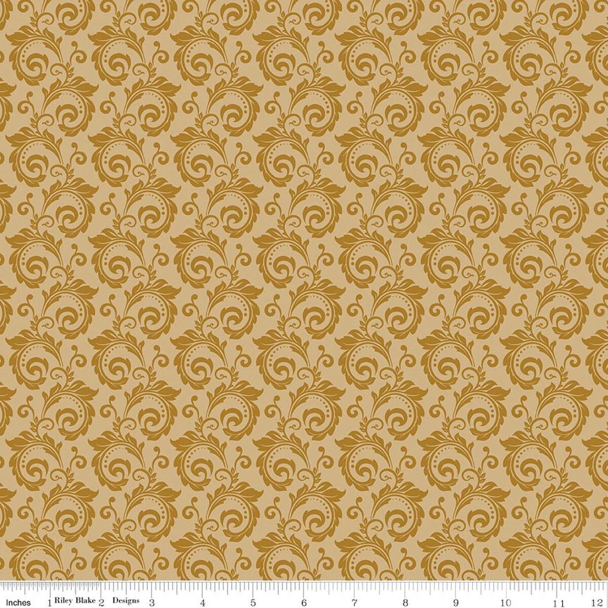 Christmas Greeting Collection Scroll Cotton Fabric C17664 - Image 2