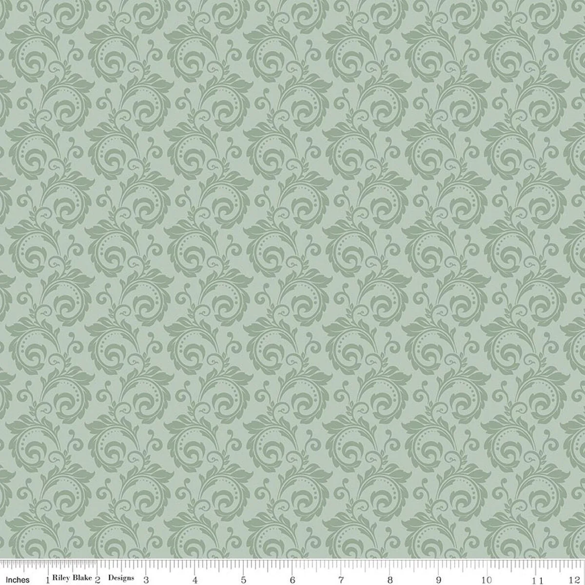 Christmas Greeting Collection Scroll Cotton Fabric C17664 - Image 3