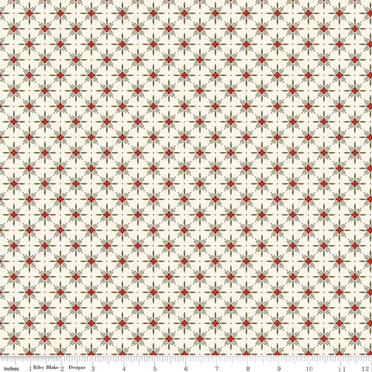 Christmas Greeting Collection Twinkle Cotton Fabric C17666 - Image 3
