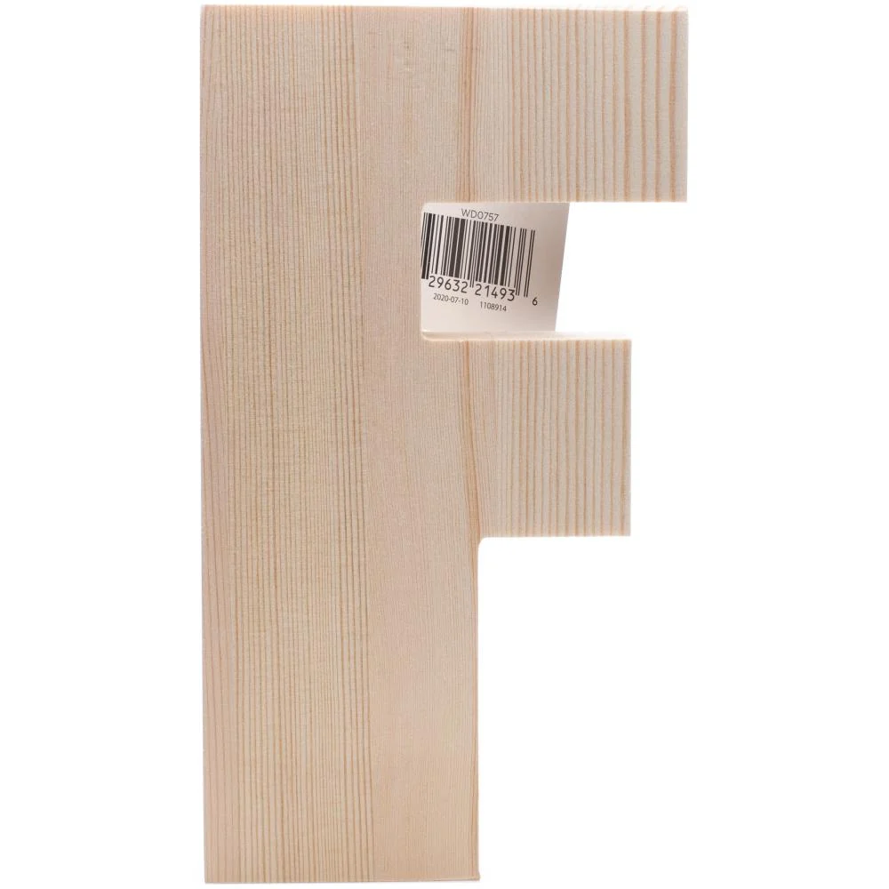Chunky Wood Letter 8-inch
