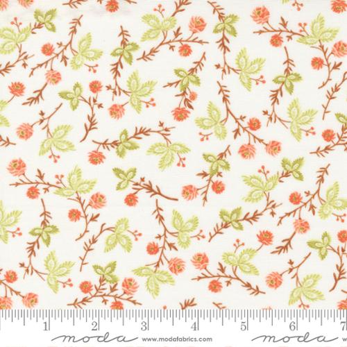 Cinnamon and Cream Collection Autumn Stems Cotton Fabric 20452