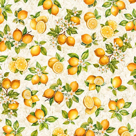Citrus Bliss Collection Lemons Cotton Fabric 31714 - Image 3