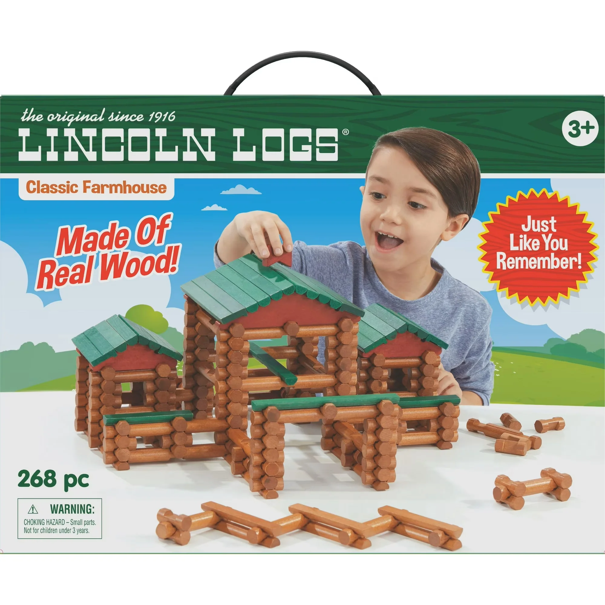 Classic Farmhouse Lincoln Logs Building Toy KNX00843
