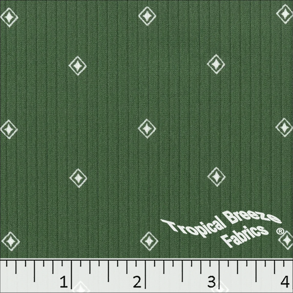 Classic Rib Knit Diamond Print Fabric 578513 - Image 3