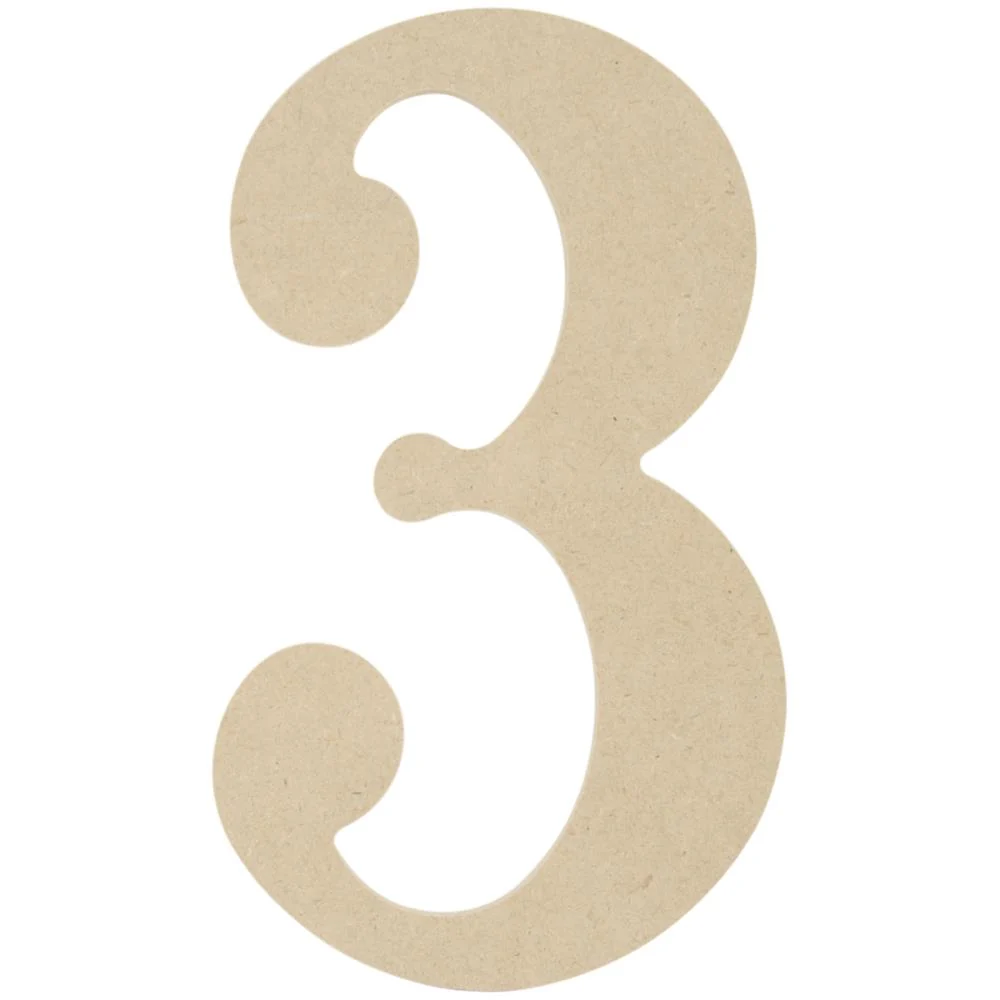 Classic Wooden Letters & Numbers MDF9 - Image 16