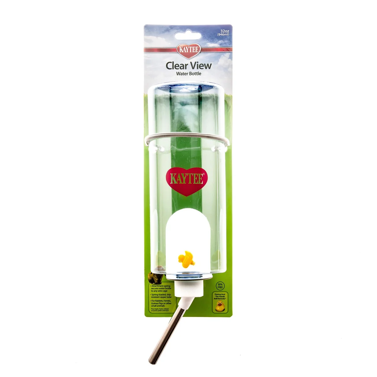 Clear Small Animal Water Bottle