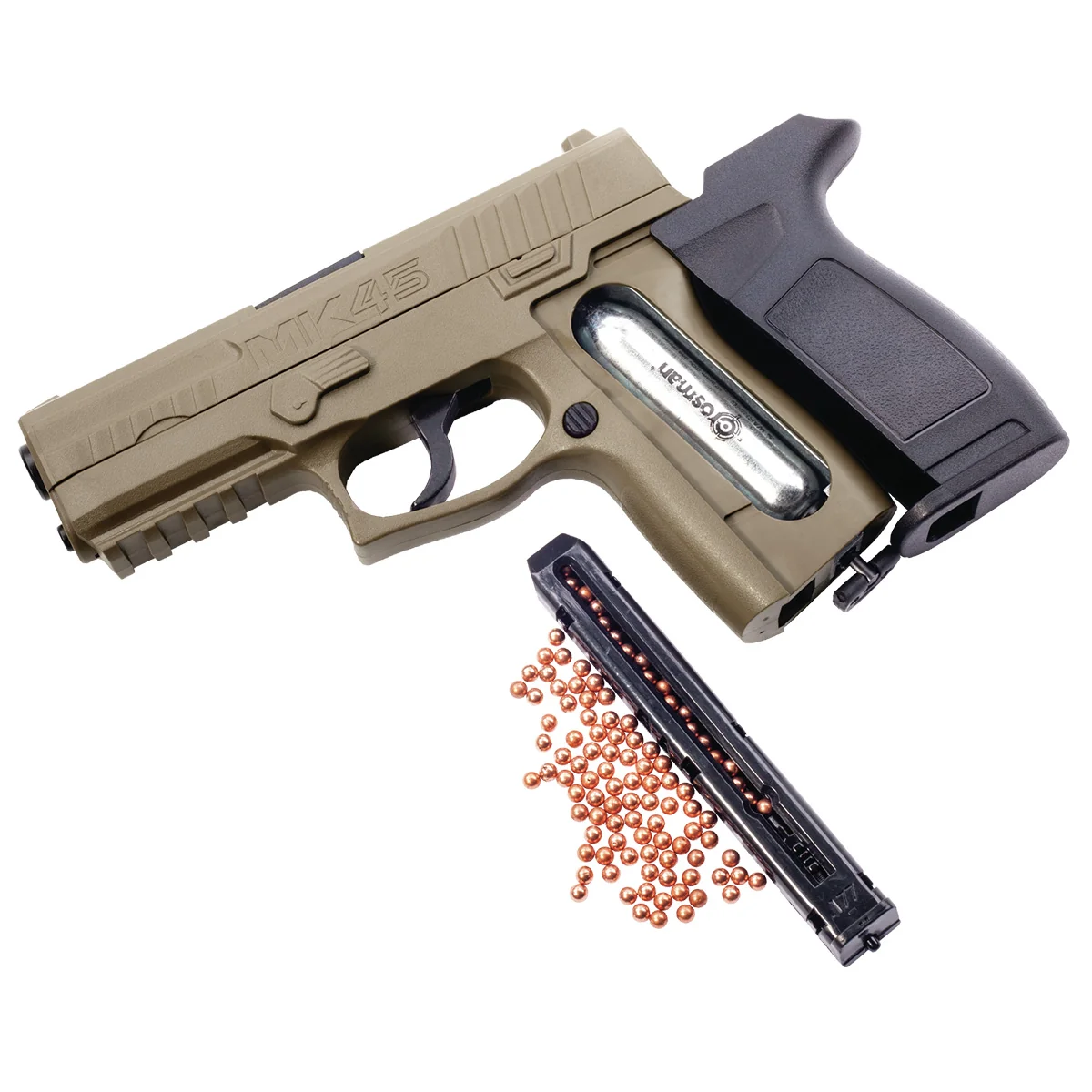 CO2 Powered Semi-Auto BB Pistol MK45 - Image 2