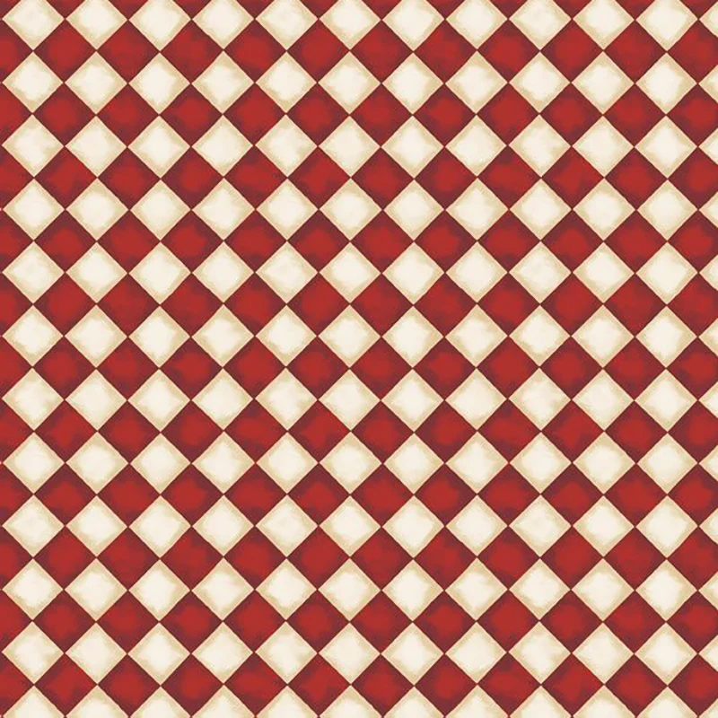 Coffee Always Collection Checks Cotton Fabric 56076