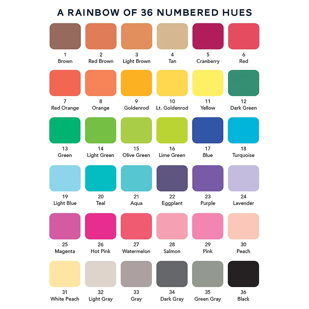 Color by Number Colored Pencil Set 68539 - Image 3