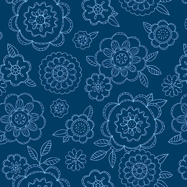 Colors of Summer Collection Large Floral Cotton Fabric 23703 - Image 3