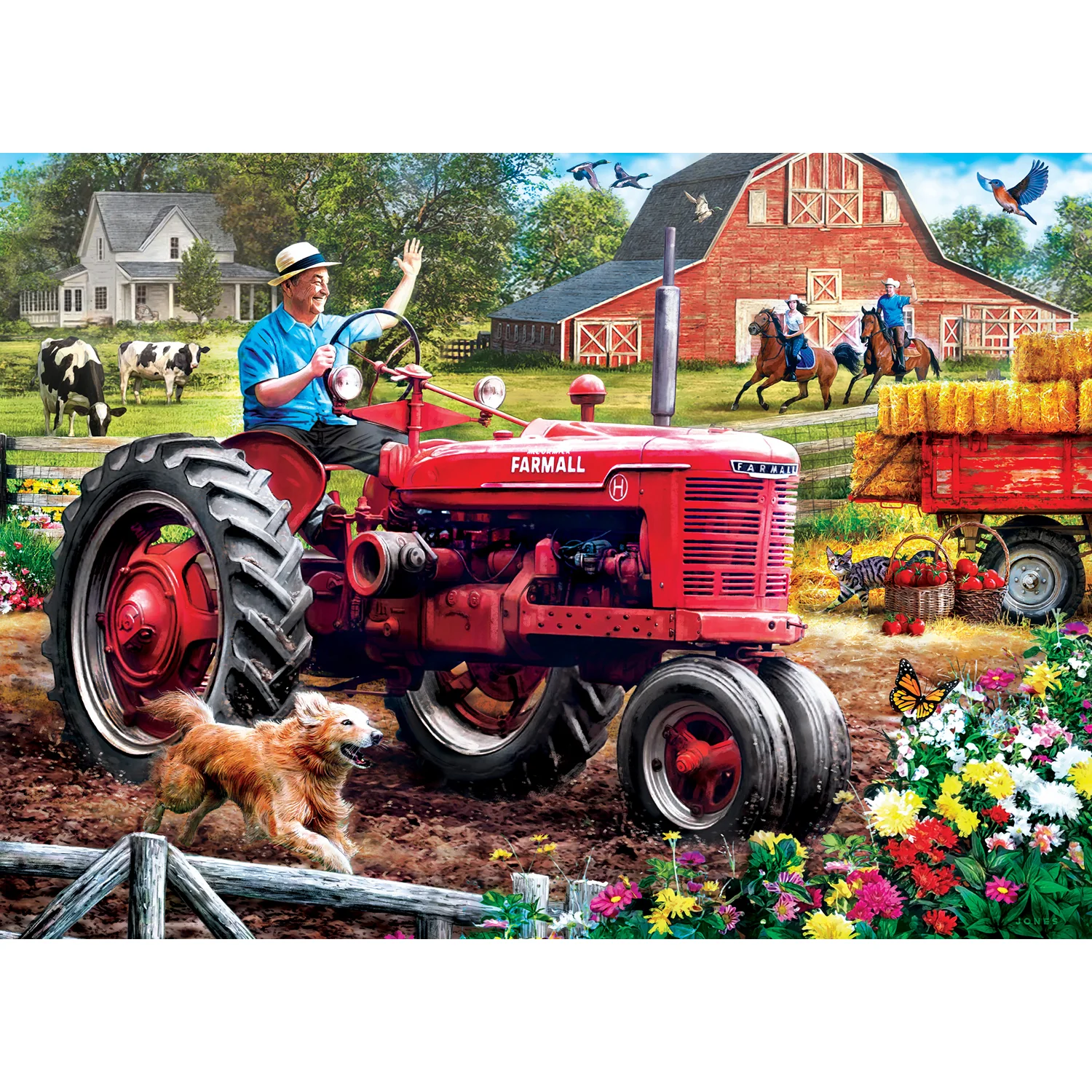 Coming Home Farmall Tractor 1000-piece Puzzle 72026 - Image 5