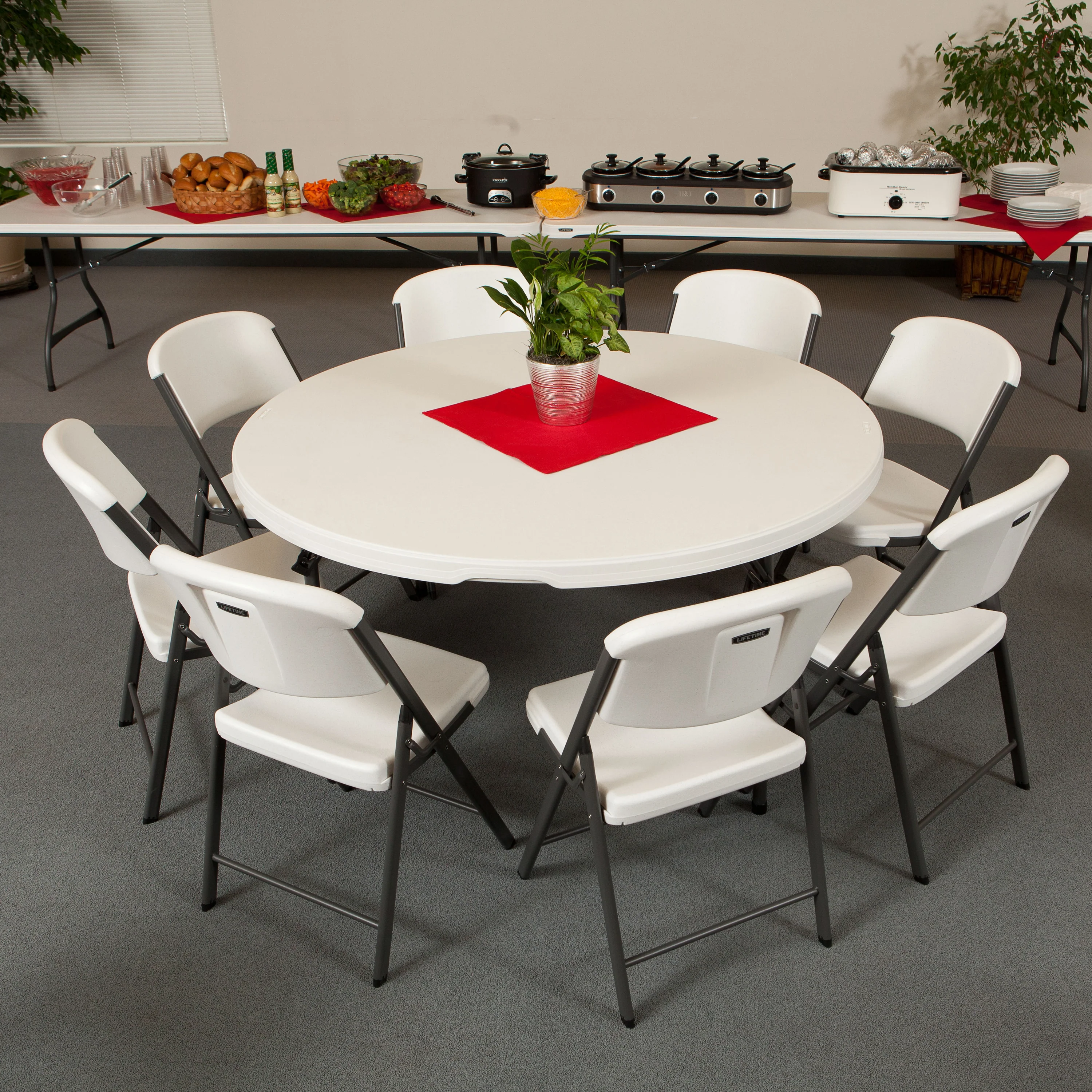 Commercial Grade Round Folding Table 60-inch 80575 - Image 3