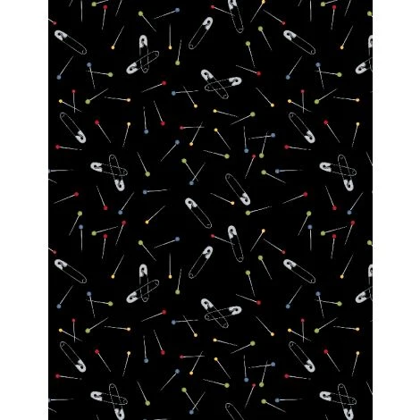 Common Threads Collection Pins and Needles Cotton Fabric 21757 - Image 2