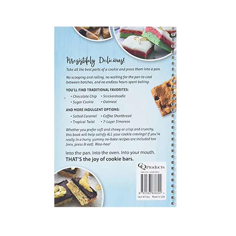 Cookie Bars Cookbook 7161 - Image 4