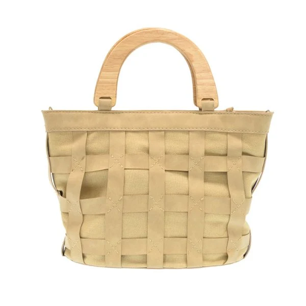Cora Cage Wood Handle Bag L8150 - Image 3