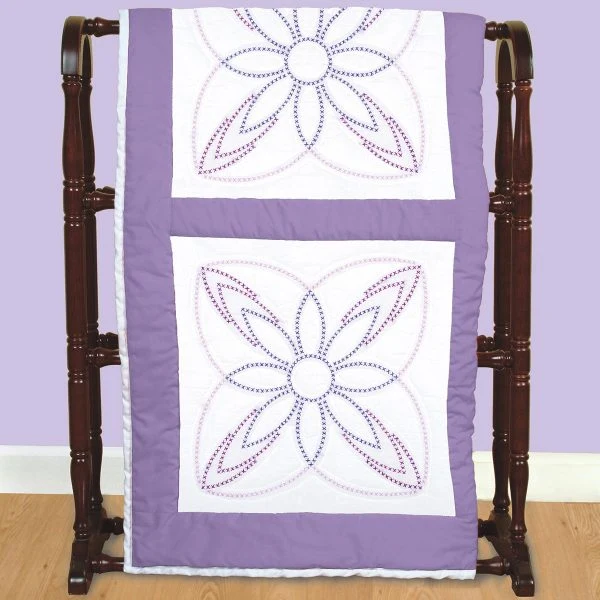 Cross-Stitch Bloom 18-Inch Quilt Blocks 732-847 - Image 2