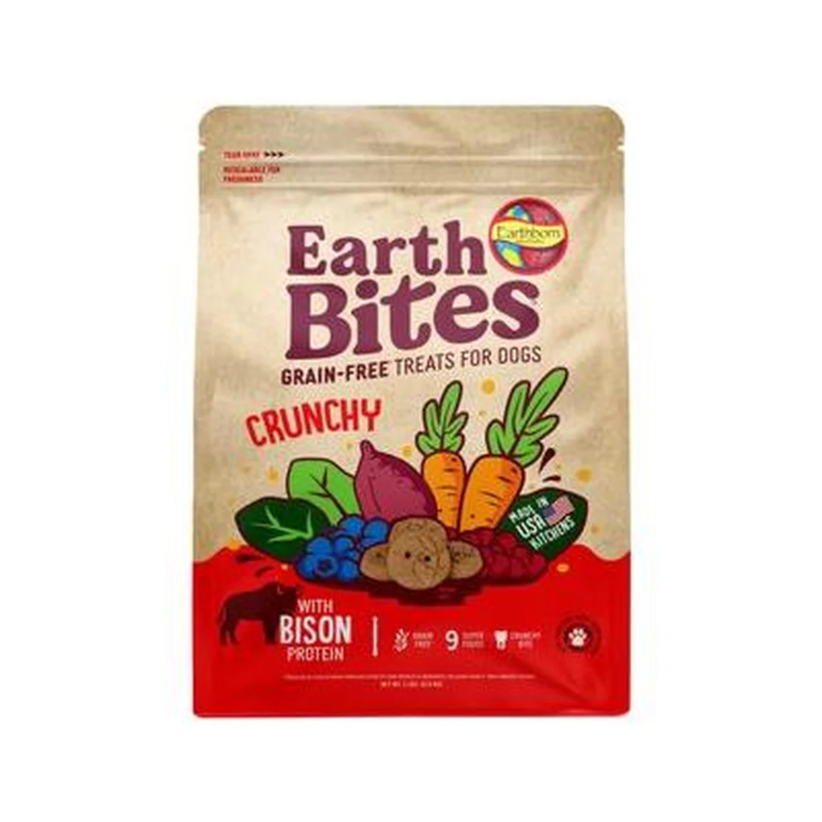 Crunchy Dog Treats Bison Pumpkin 1ea/2 lb