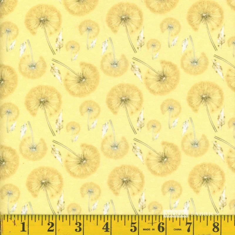 Dandelion Swiss Dot Fabric 1390 - Image 3