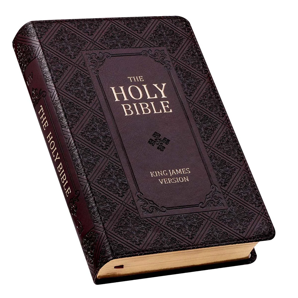 Dark Brown Giant Print KJV Bible with Thumb Index KJV075 - Image 3