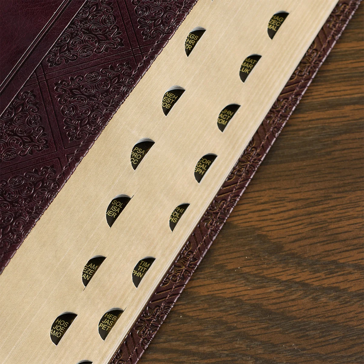 Dark Brown Giant Print KJV Bible with Thumb Index KJV075 - Image 5