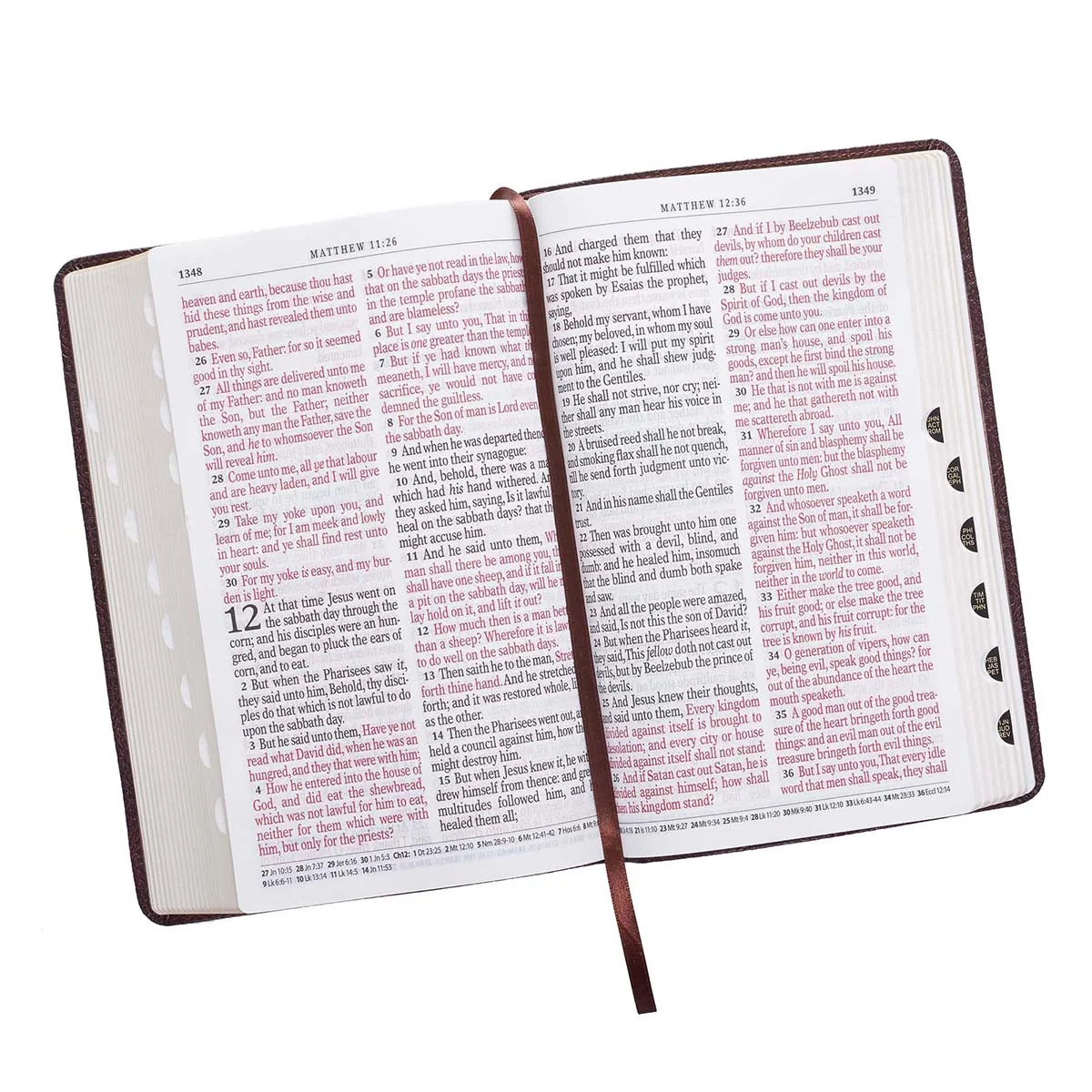 Dark Brown Giant Print KJV Bible with Thumb Index KJV075 - Image 7