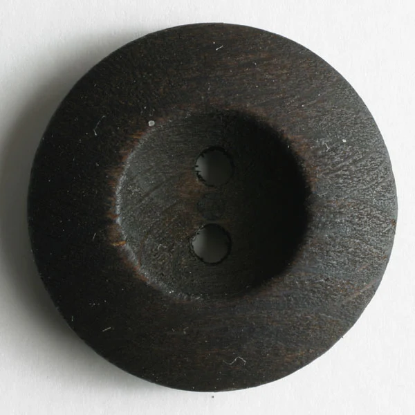 Dark Wood Button 1076, 1077